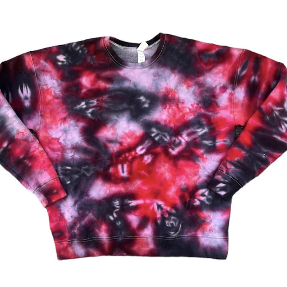 PREORDER: Red and Black Ice Dye (multiple shirt options)
