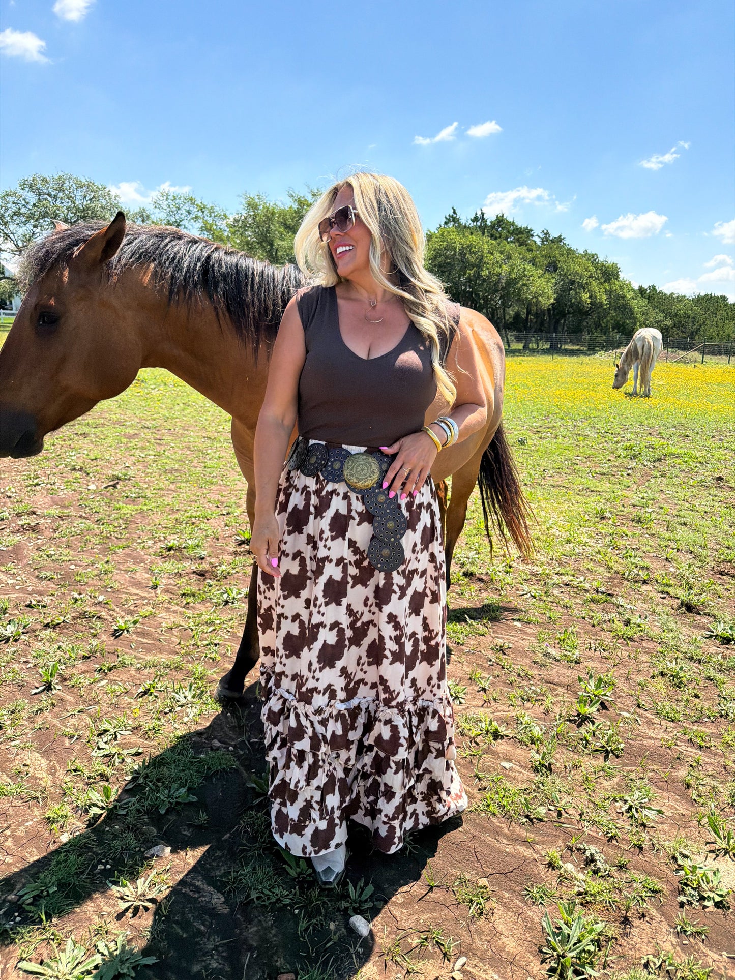 PREORDER- WANDER WEST MAXI SKIRT (2 Options)