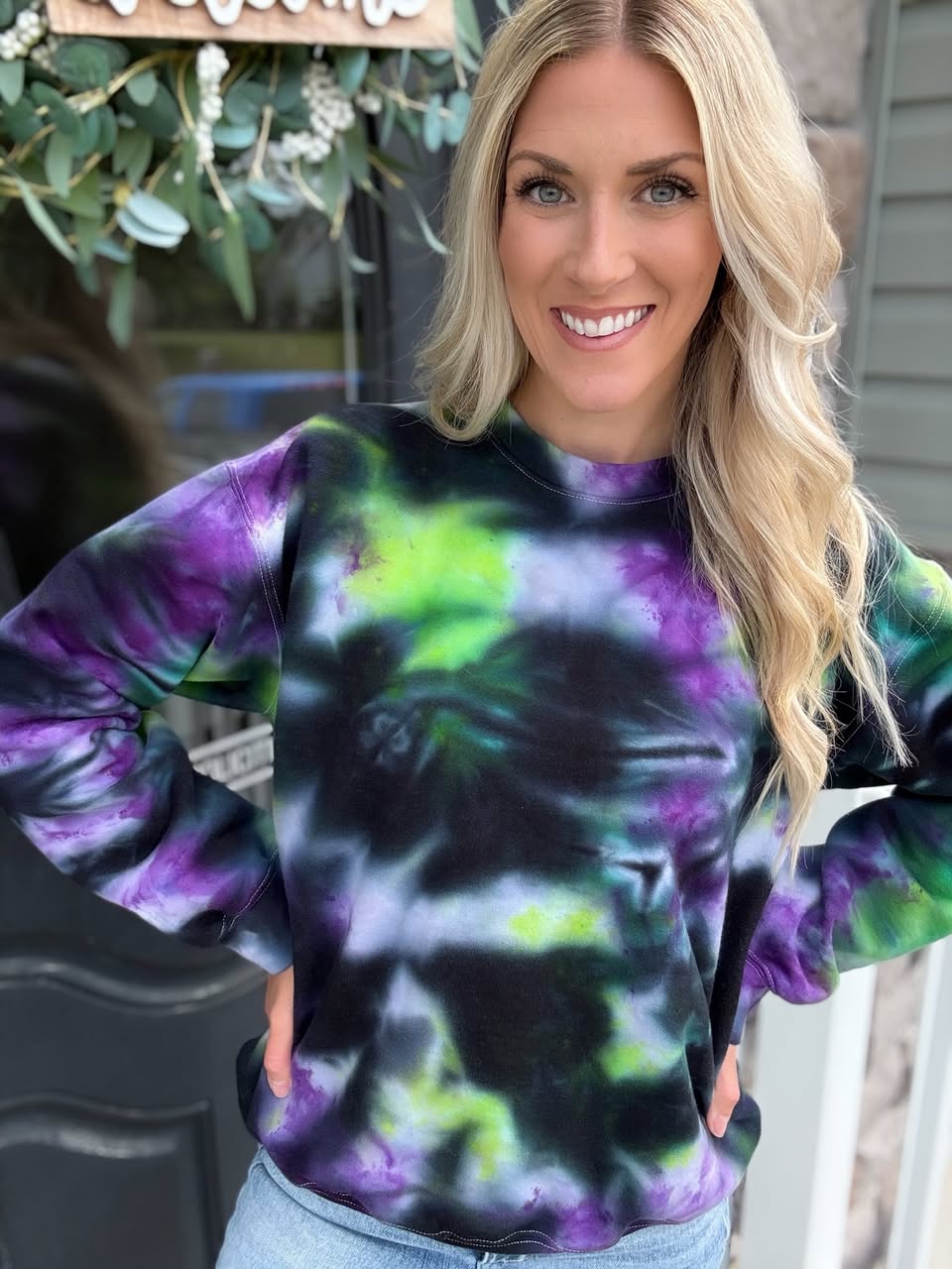 PREORDER: Black, Green, Purple Ice Dye (multiple shirt options)