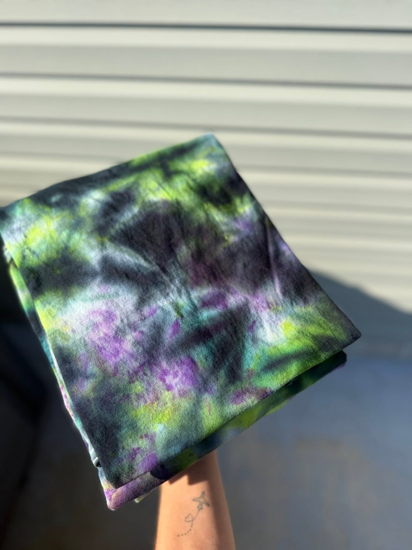 PREORDER: Black, Green, Purple Ice Dye (multiple shirt options)