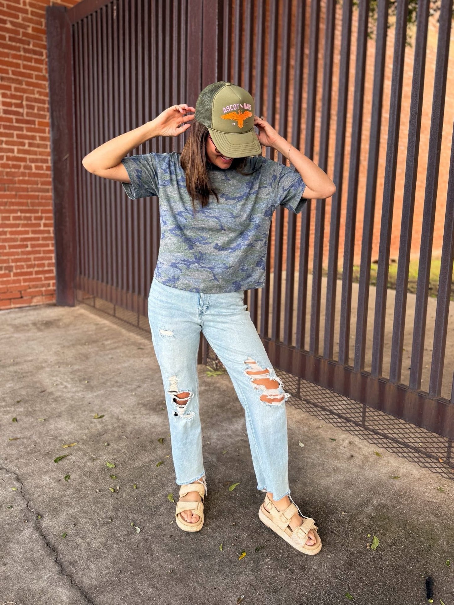 DOORBUSTER: Off Duty Camo Boxy Tee