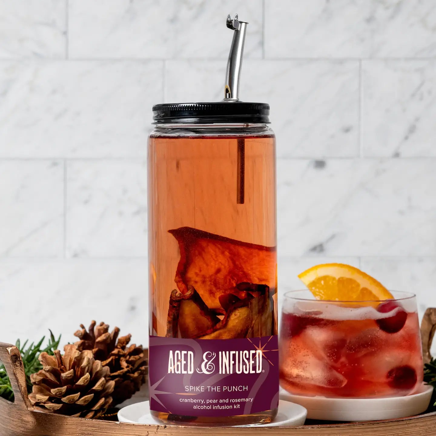 Preorder: Holiday Cranberry Pear Cocktail Infusion Kit