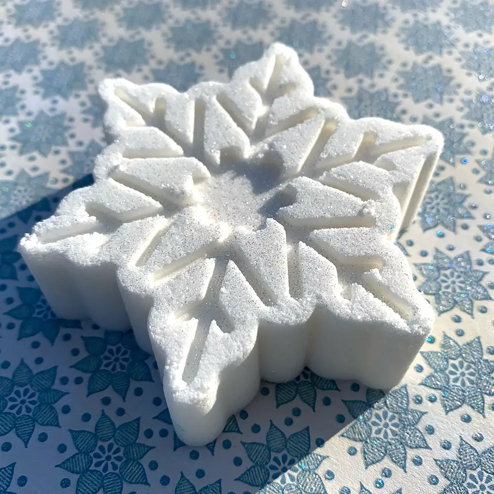 White Snowflake Bath Bomb