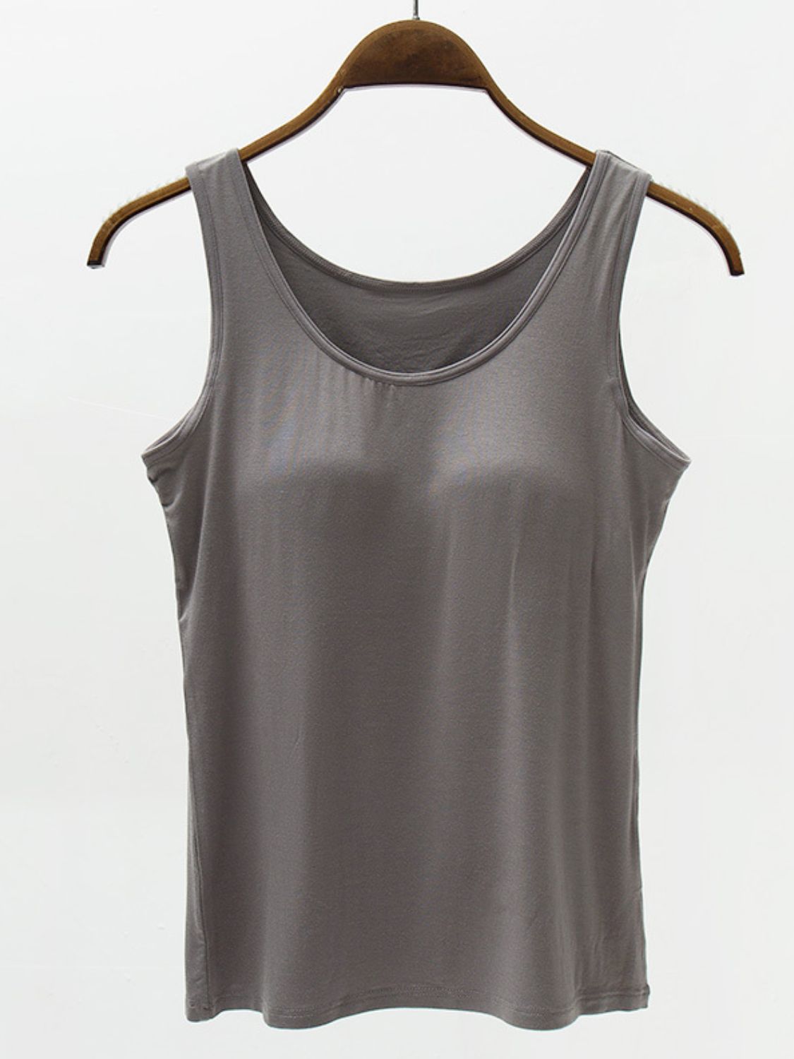 PREORDER: Wide Strap Modal Tank with Bra