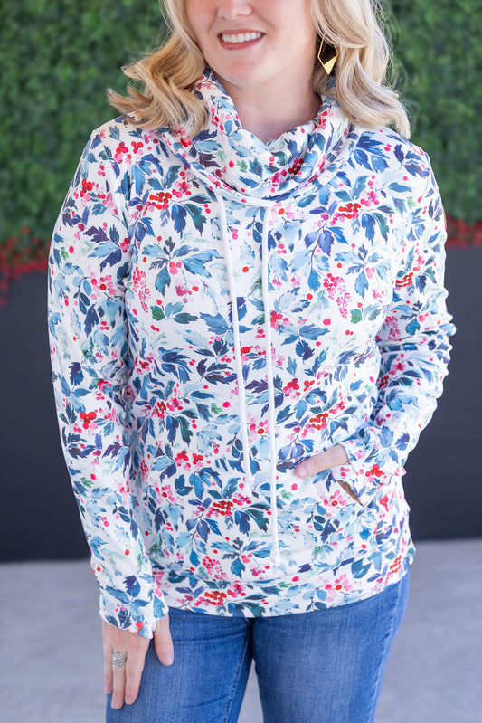 Michelle Mae Soft Funnel Neck - Winter Berry