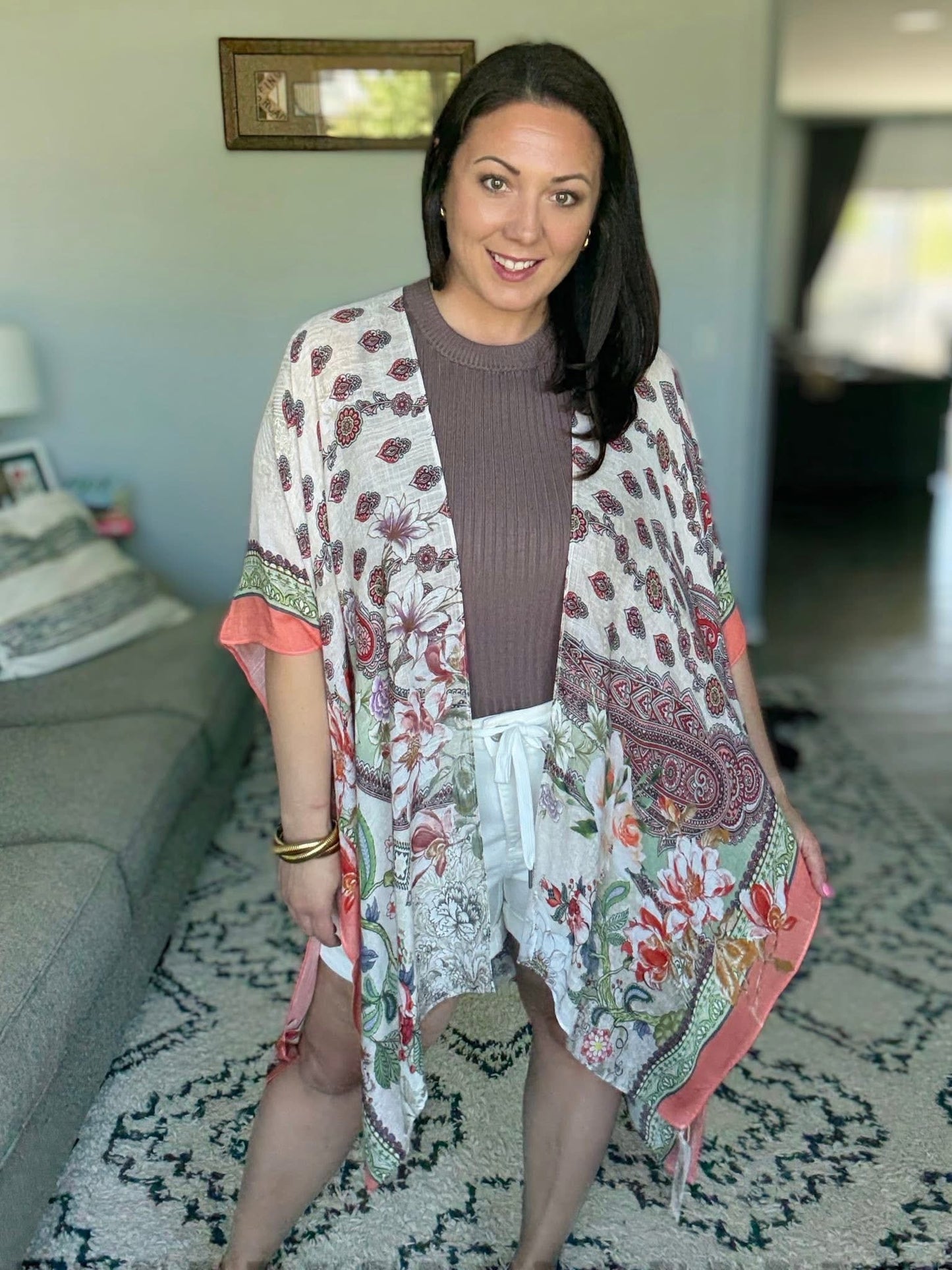 Tide to Me Open Front Kimono
