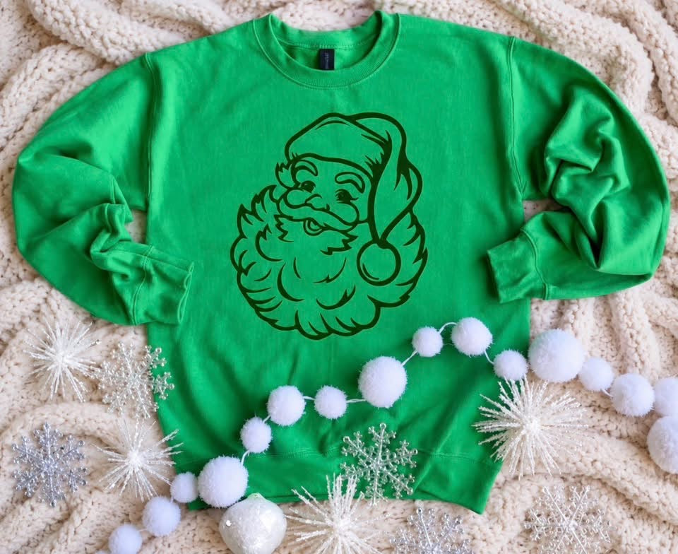 PREORDER: Santa in Emerald Graphic