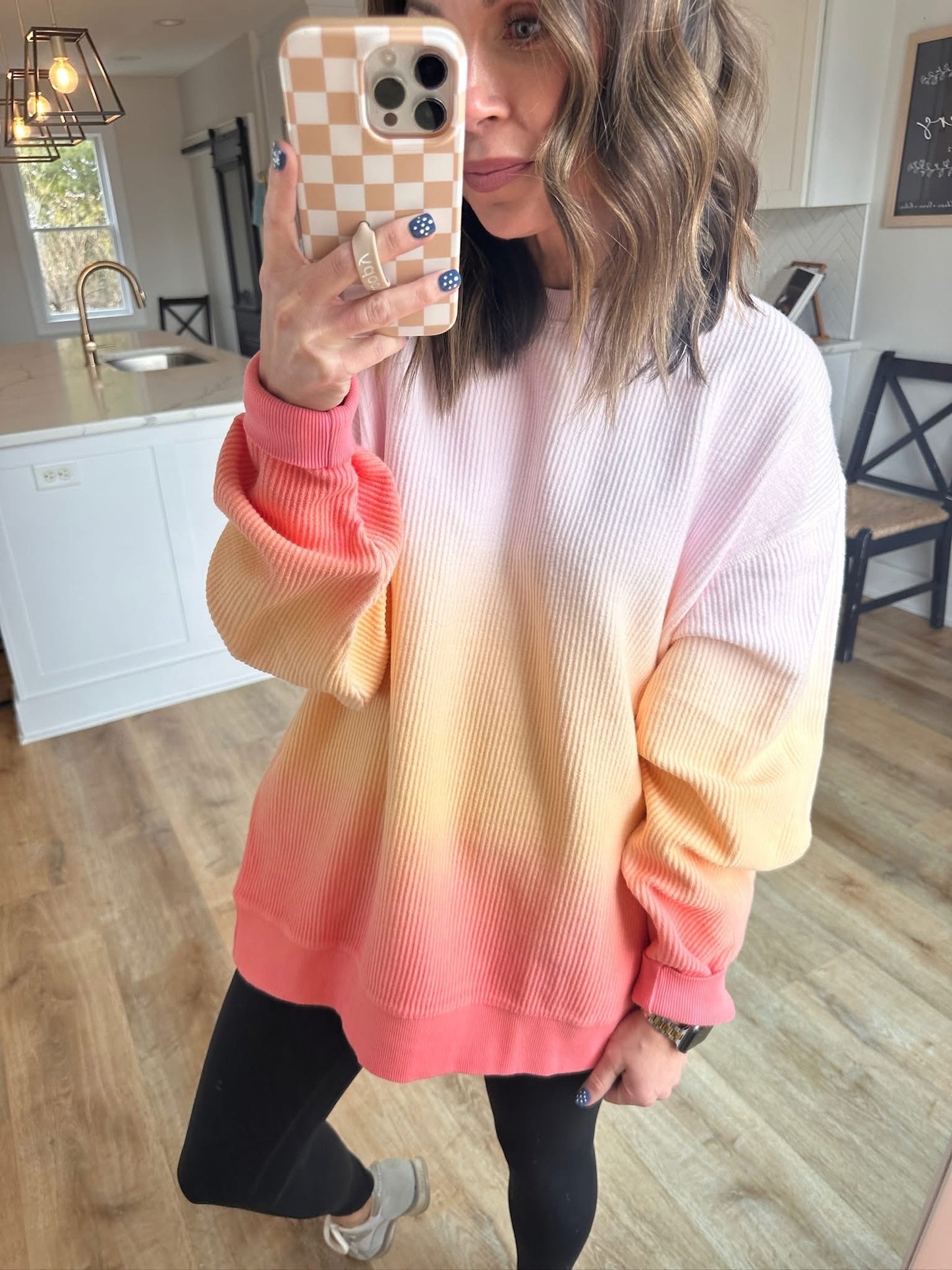 Ombré Dip Dyed Pullovers