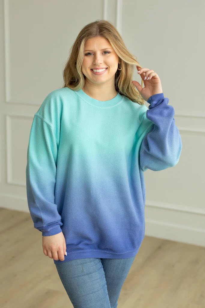 Ombré Dip Dyed Pullovers