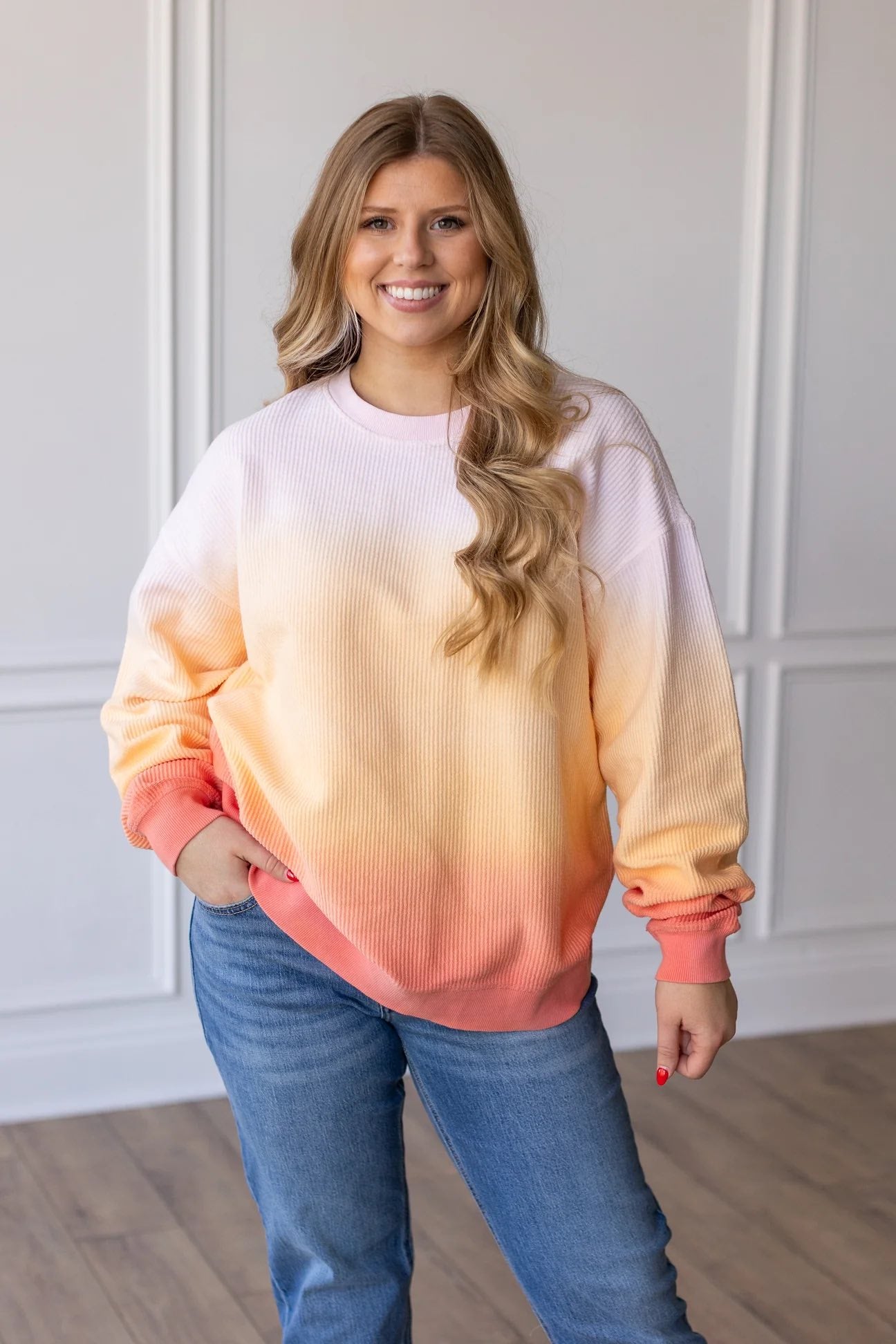 Ombré Dip Dyed Pullovers