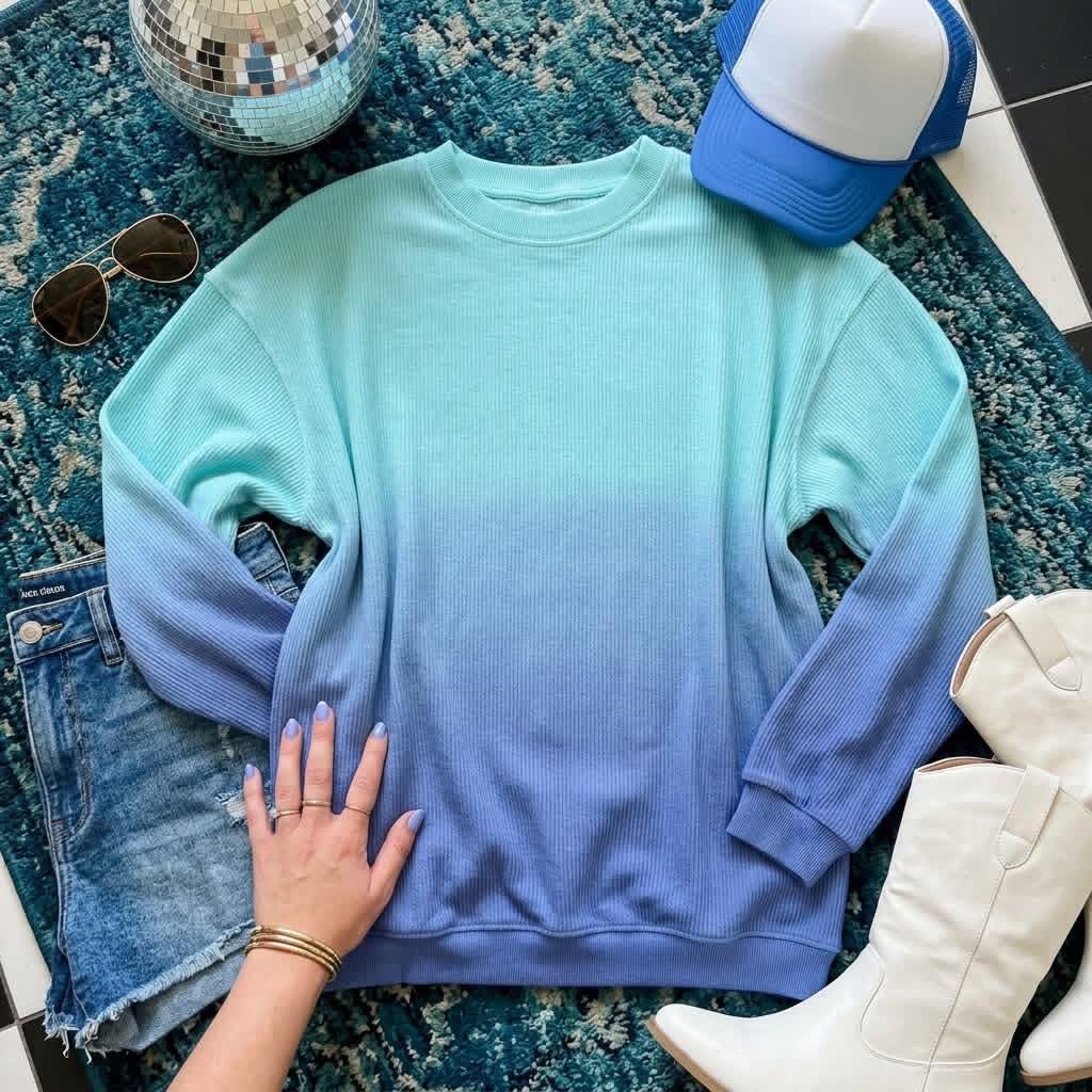 Ombré Dip Dyed Pullovers