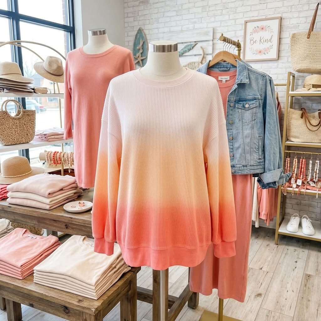Ombré Dip Dyed Pullovers