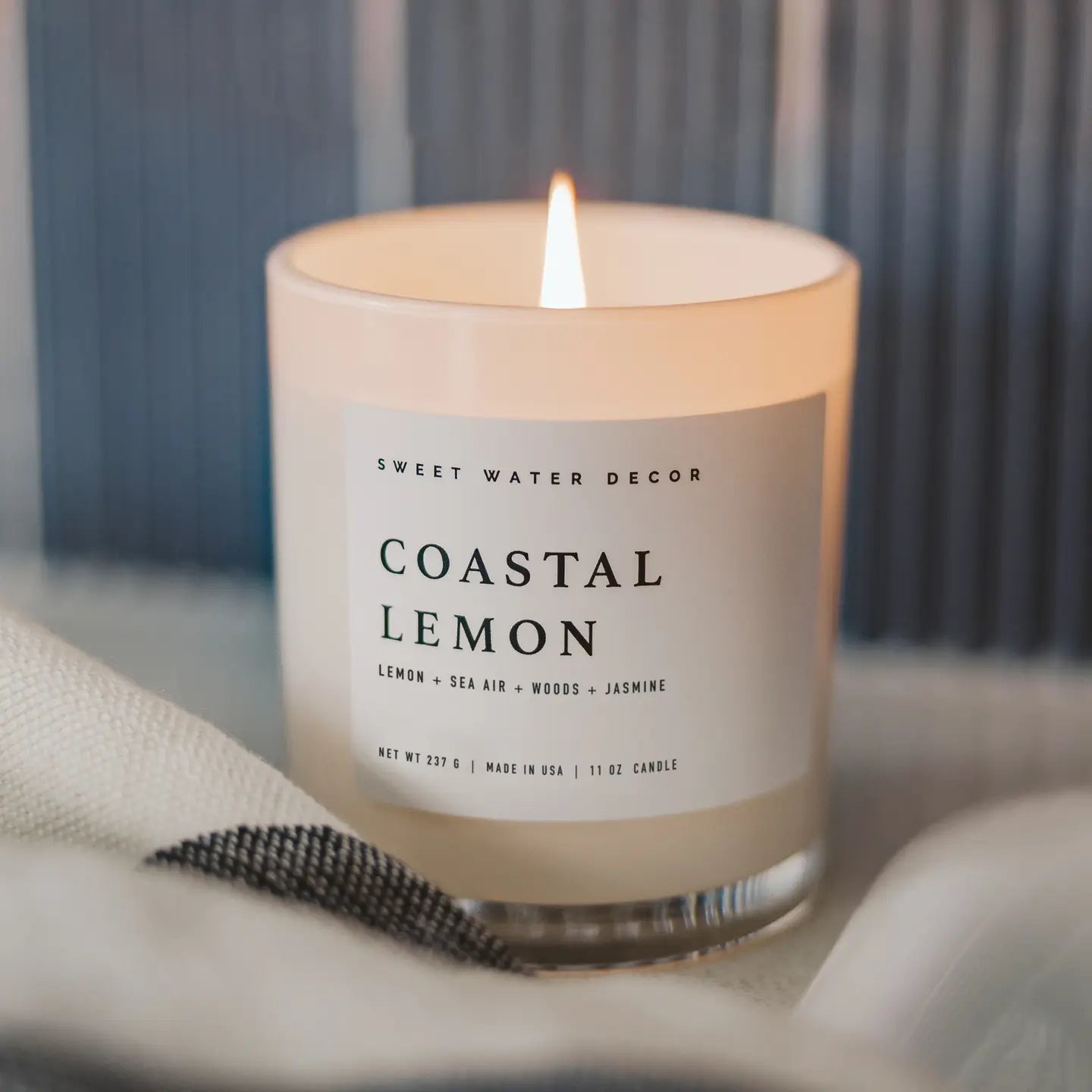 Sweetwater Decor | Coastal Lemon 11 oz Soy Candle