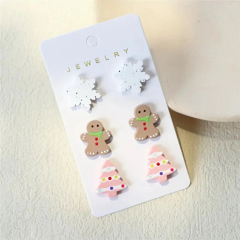 Preorder: Holiday Earrings Studs Set (multiple options)