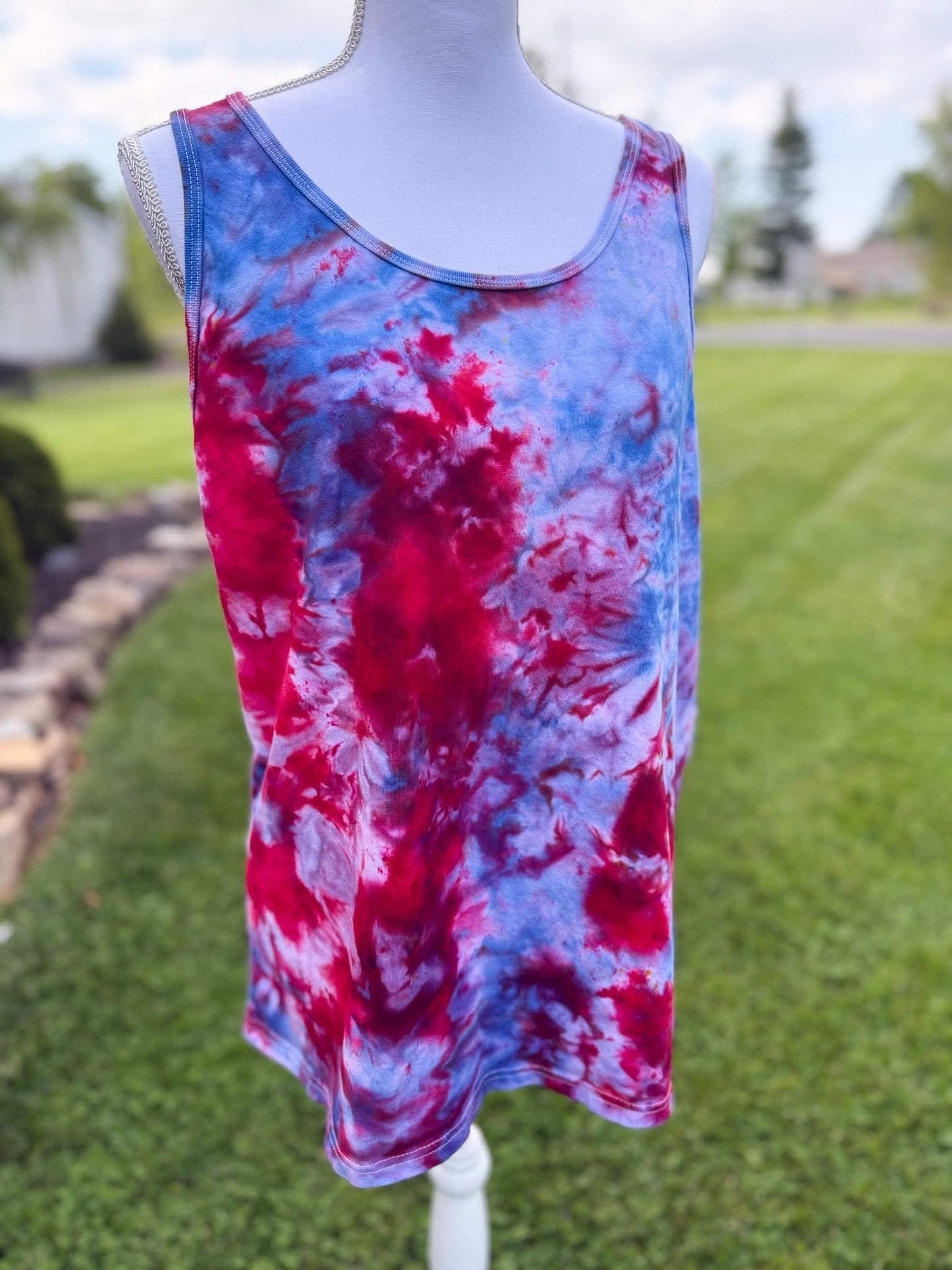 PREORDER: Patriotic Ice Dye (multiple shirt options)