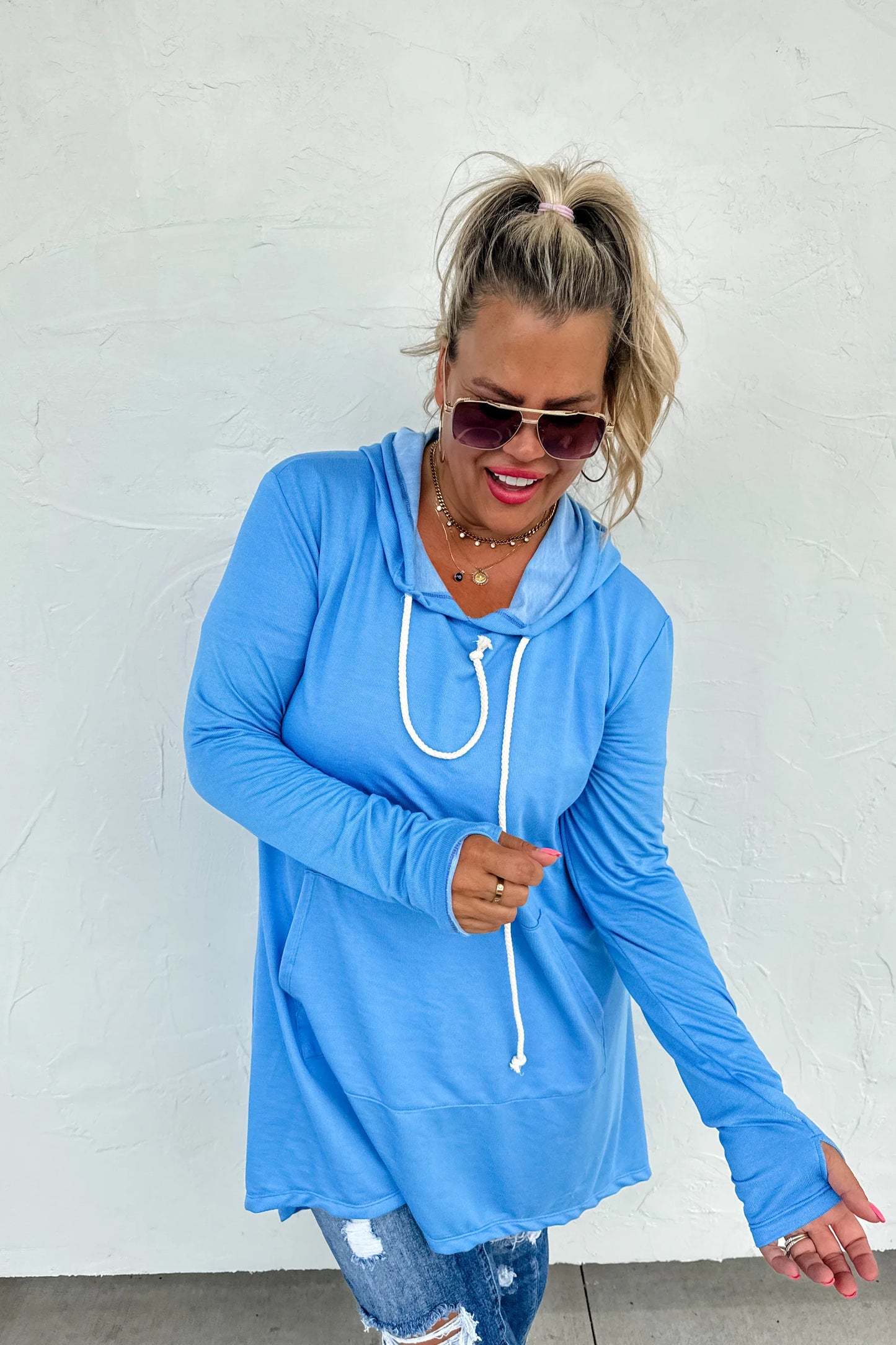 London Thumbhole Pullover in Six Colors