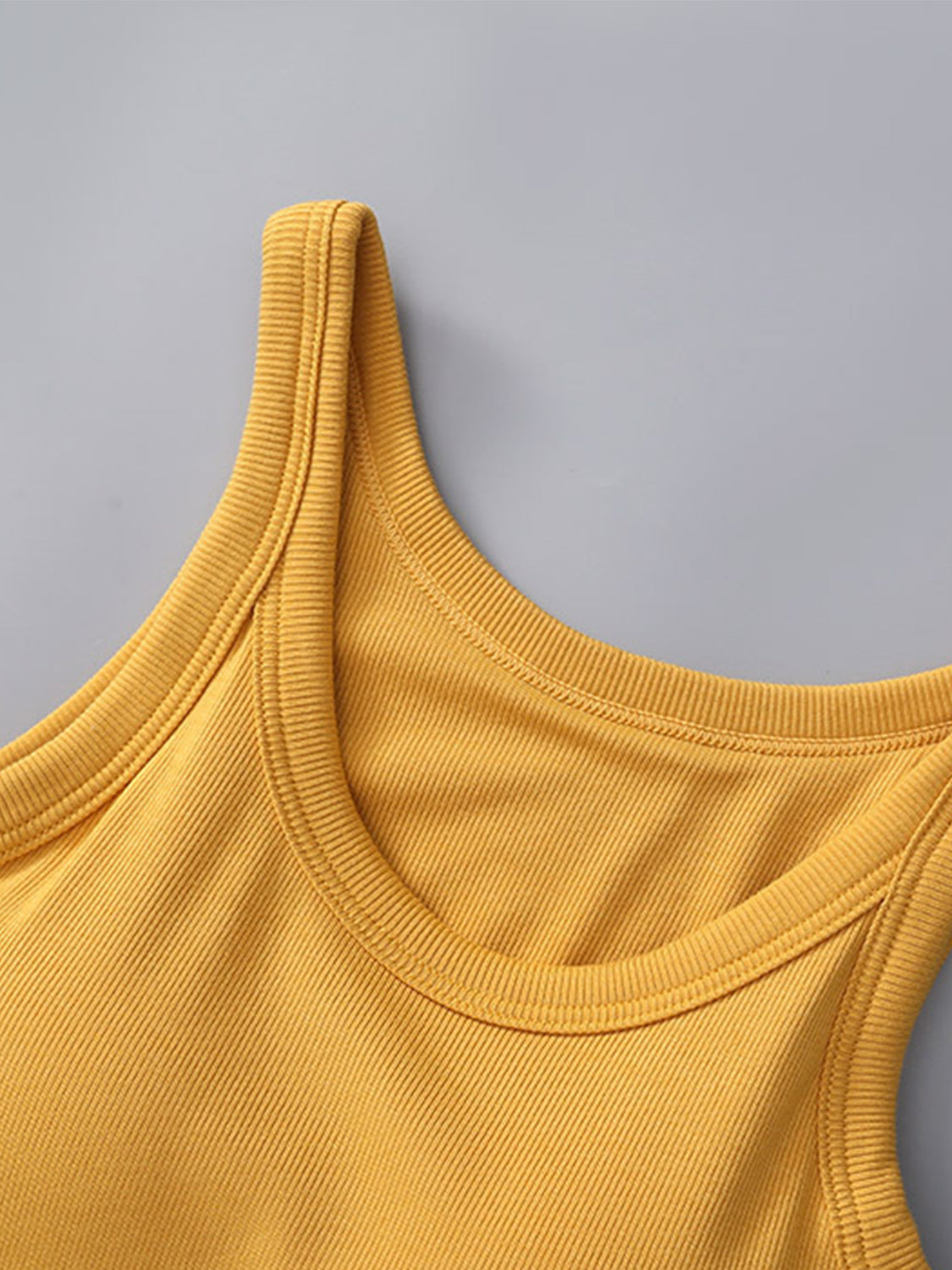 PREORDER: Skinny Ribbed Built in Bra Tank