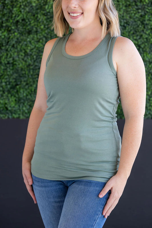 Michelle Mae Ava Tank - Sage