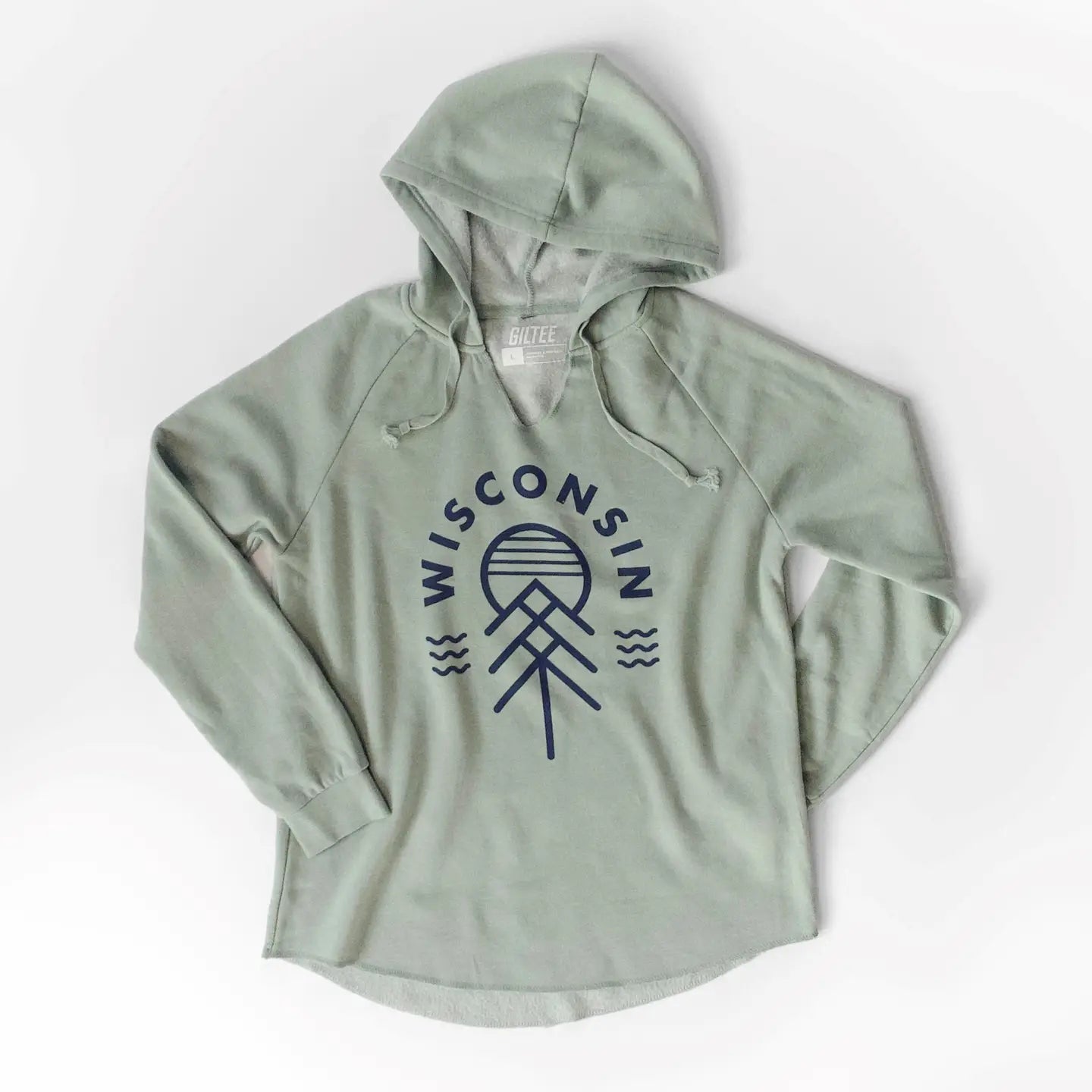 Preorder: Giltee The Wisconsin Native Women’s Hoodie (2 Colors)