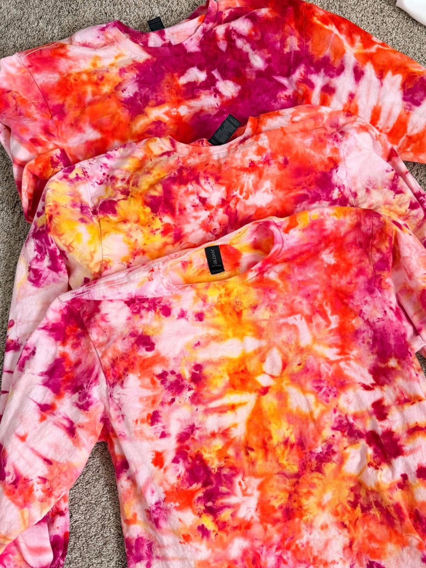 PREORDER: Sunset Ice Dye (multiple shirt options)