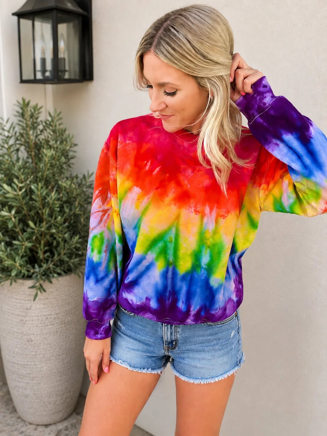 PREORDER: Rainbow Ombré Ice Dye (multiple shirt options)