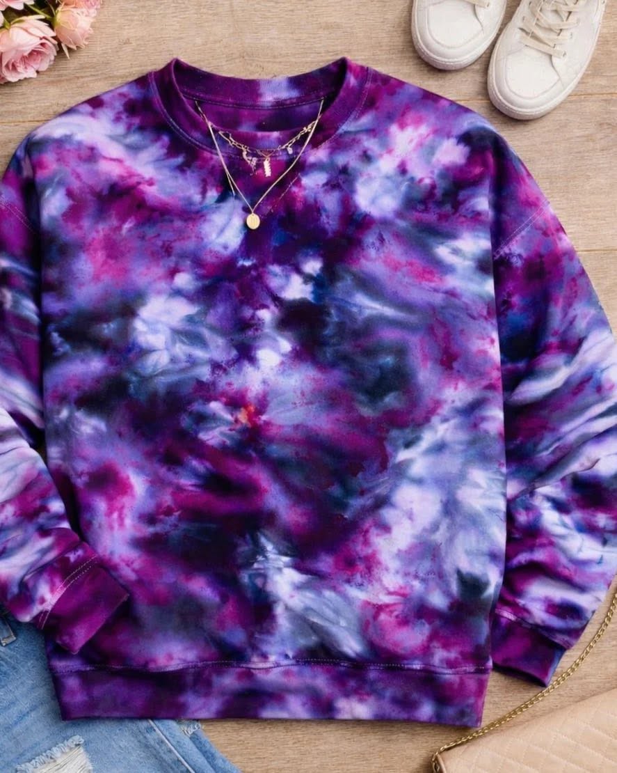 PREORDER: Magenta Nightfall Ice Dye (multiple shirt options)