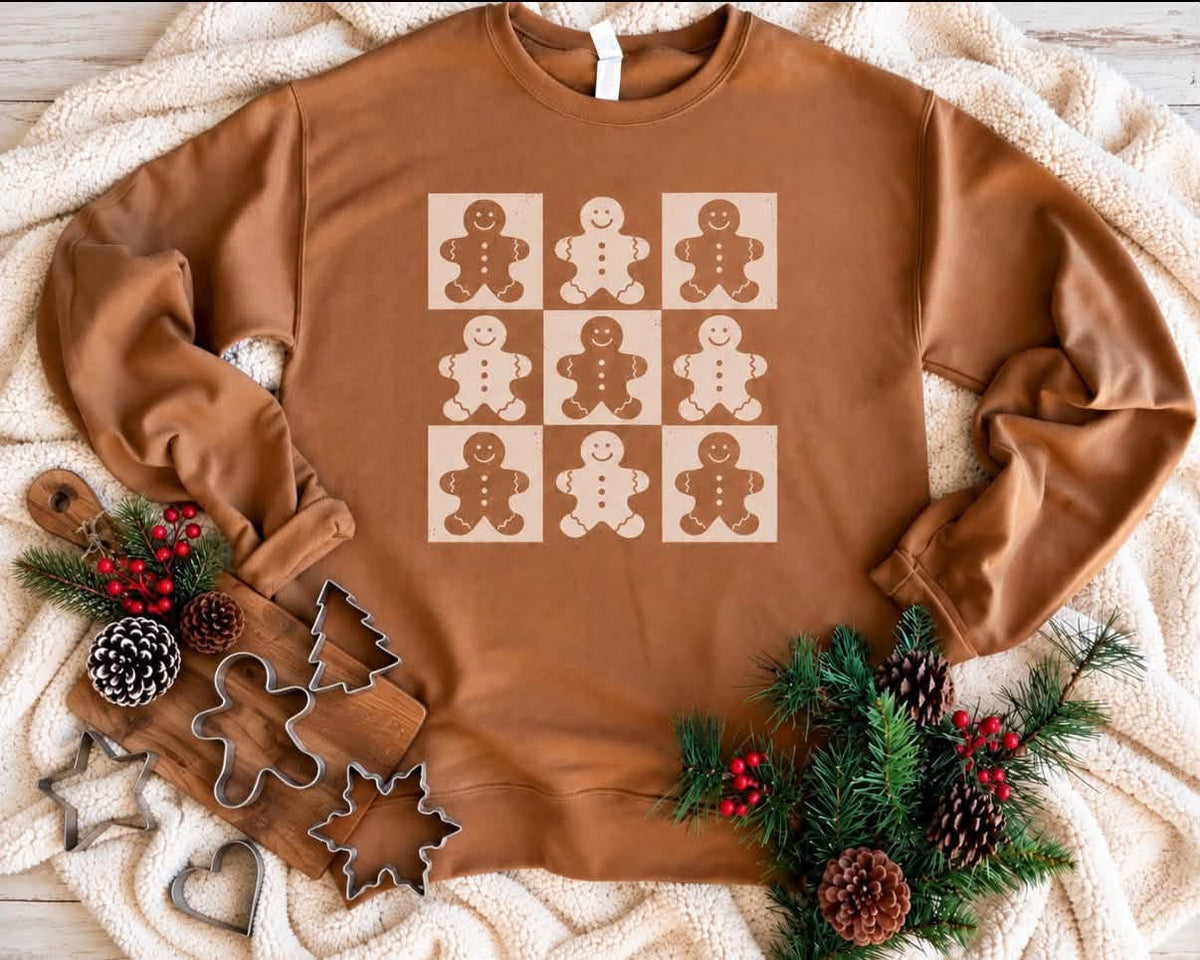 PREORDER: Checkerboard Gingerbread Graphic