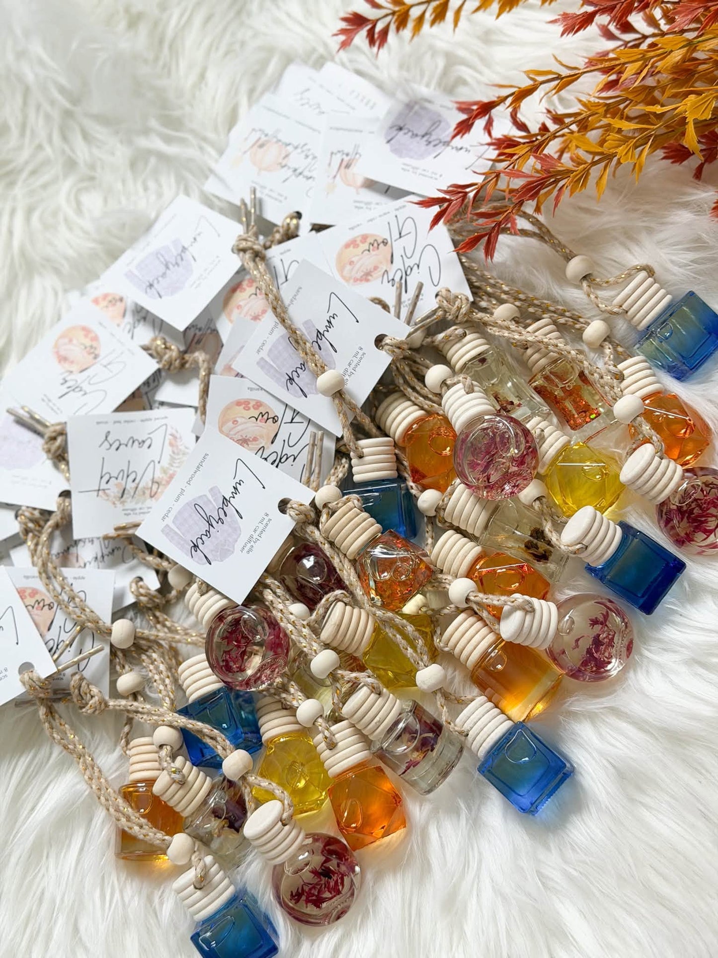 Preorder: Scented By Elle Hanging Car Oil Diffusers - New Fall Scents!