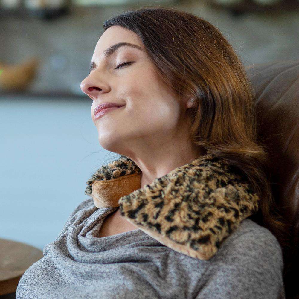 PREORDER: Leopard Warmies Neck Wrap Travel and Wellness Gift