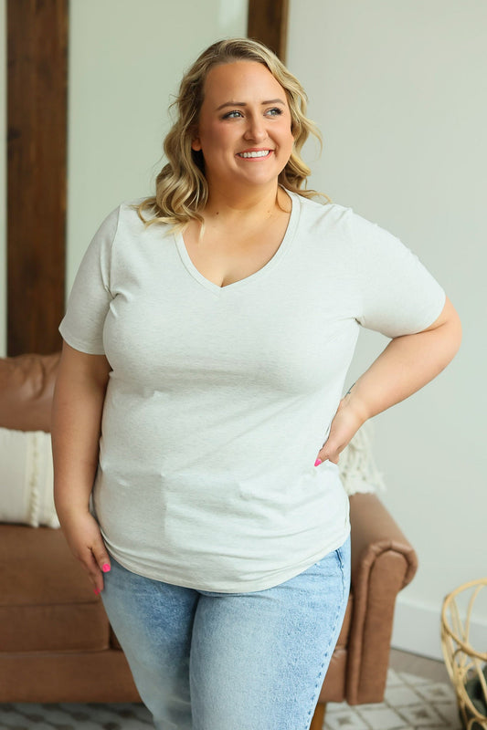 IN STOCK Olivia Tee - Oatmeal