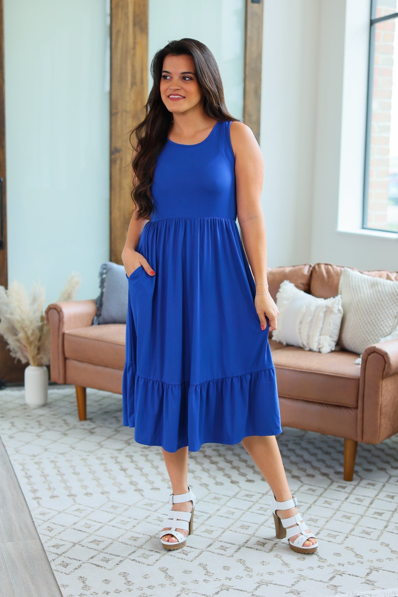 IN STOCK Bailey Dress - Royal Blue