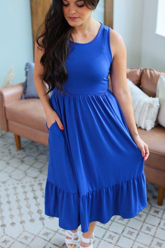 IN STOCK Bailey Dress - Royal Blue