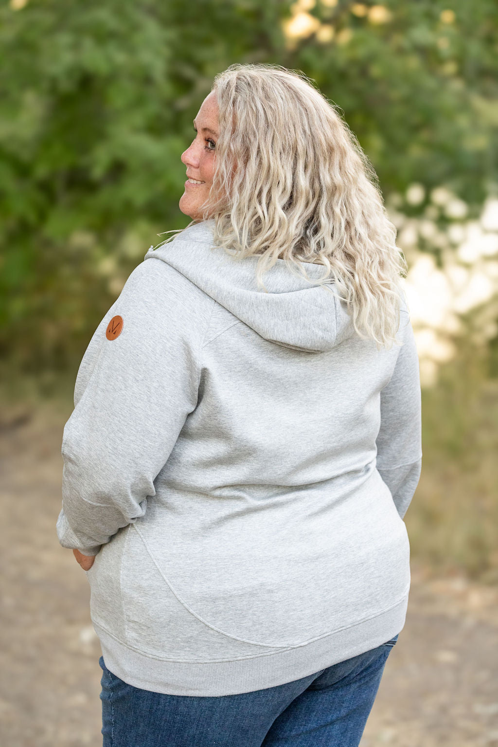 IN STOCK Scuba HalfZip Hoodie - Light Grey