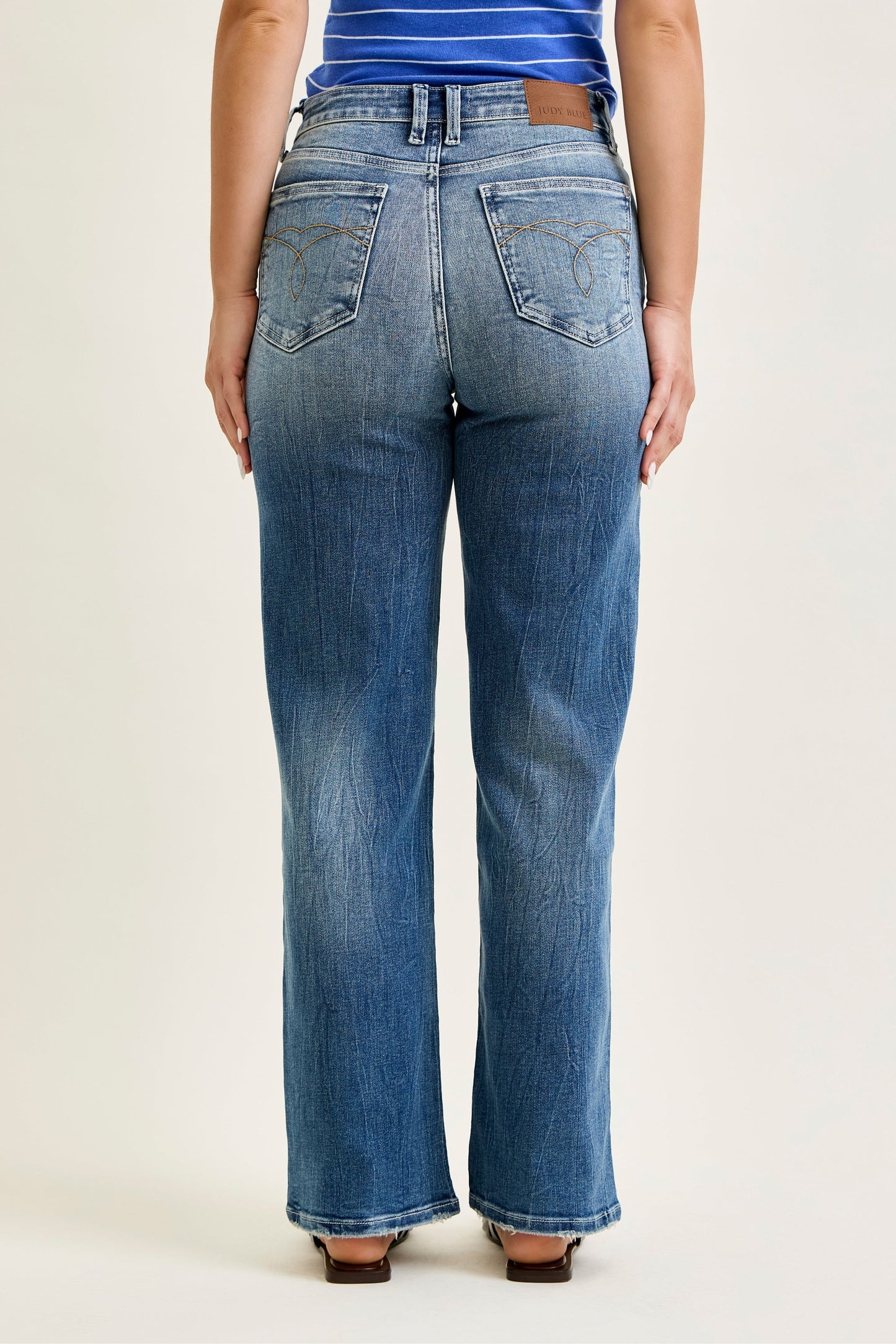 Holly Mid Rise Straight Judy Blue Jeans