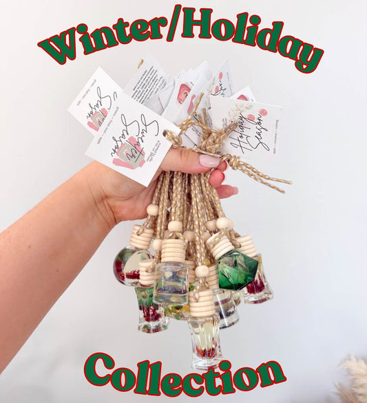 PREORDER Scented By Elle Hanging Car Oil Diffusers - New Holiday Scents + favs!