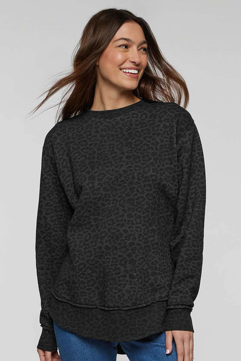 DOORBUSTER: Widow's Weekend Fleece Tunic Pullover in 2 Prints