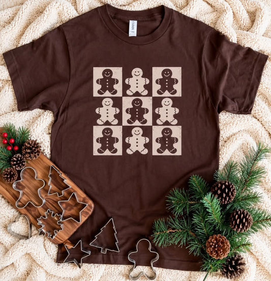 PREORDER: Checkerboard Gingerbread Graphic