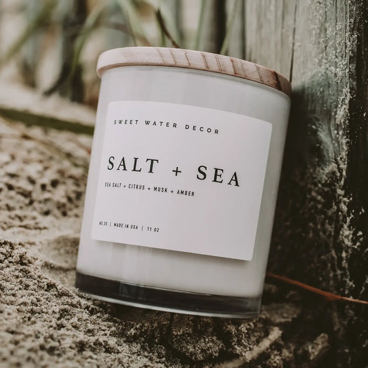 Sweetwater Decor | Salt and Sea 11 oz Soy Candle