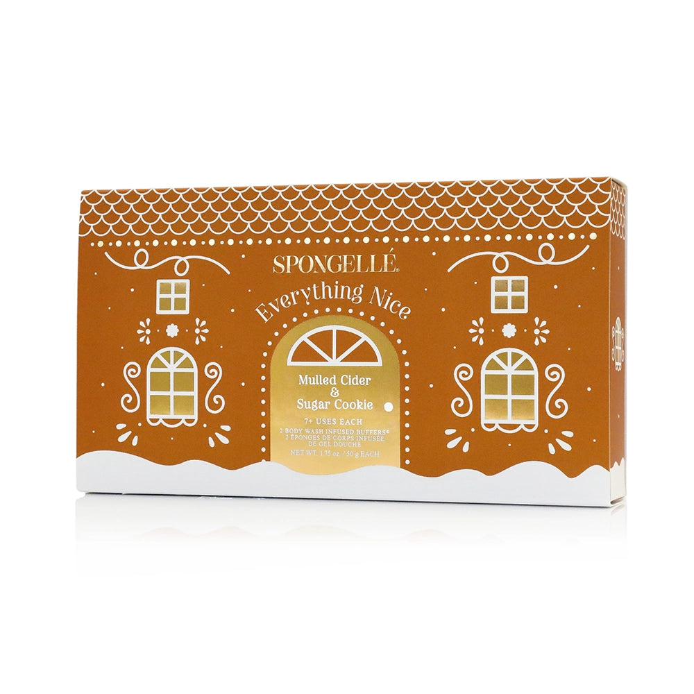 PREORDER Spongelle Gingerbread Holiday Gift Set - 2 Options