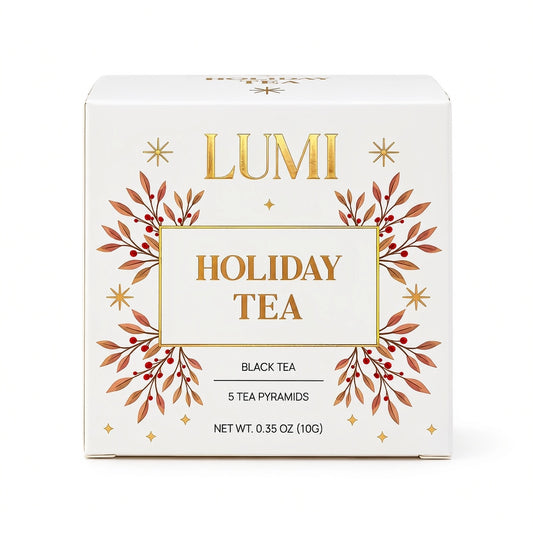 PREORDER Lumi Holiday Tea – Black Tea, 5 Premium Tea Bags