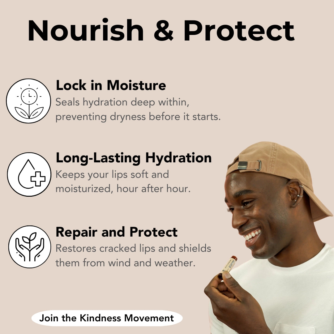 Kind Lips Holiday Stocking Stuffer Variety 4 Pack Organic Lip Balm