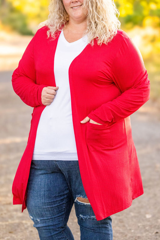 IN STOCK Classic Cardigan - Red