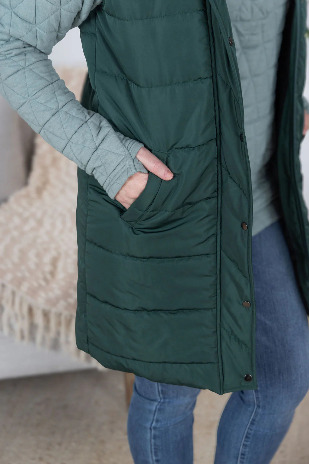 Michelle Mae Harlow Long Vests in Multiple Colors