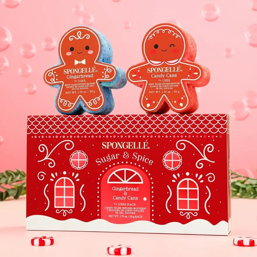 PREORDER Spongelle Gingerbread Holiday Gift Set - 2 Options