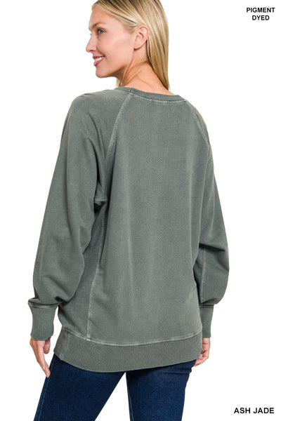 Hands Down Favorite Sweatshirt in Ash Jade