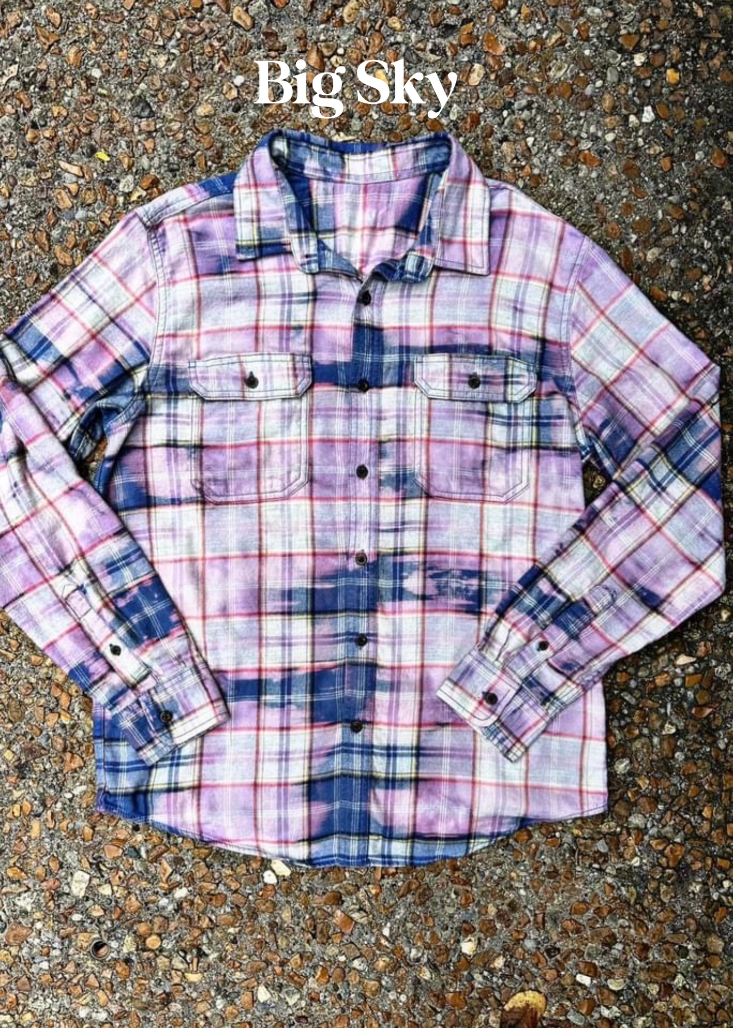 Bleach Distressed Flannels