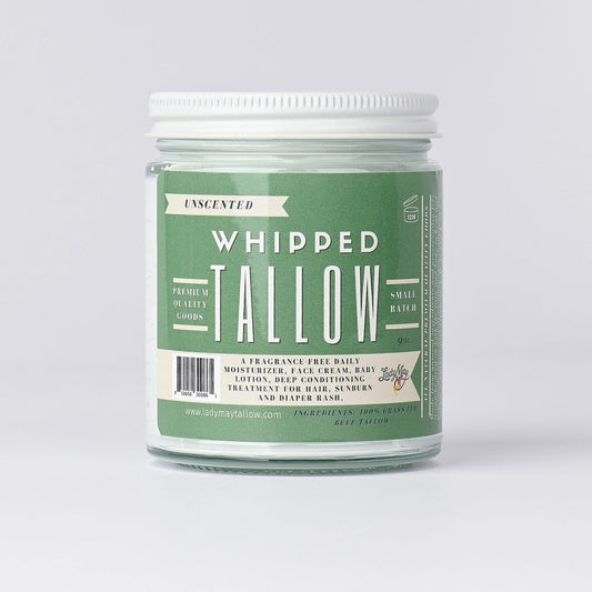 Unscented Whipped Tallow Moisturizer - 9oz