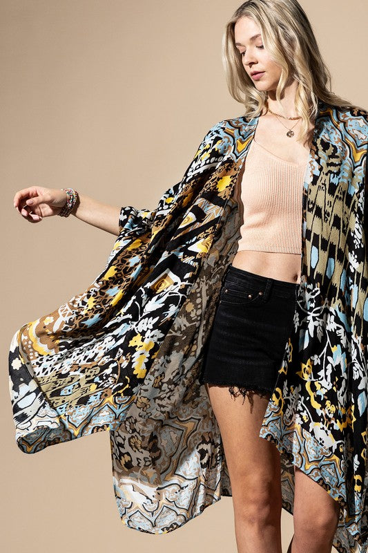 Moonbeam Open Front Kimono