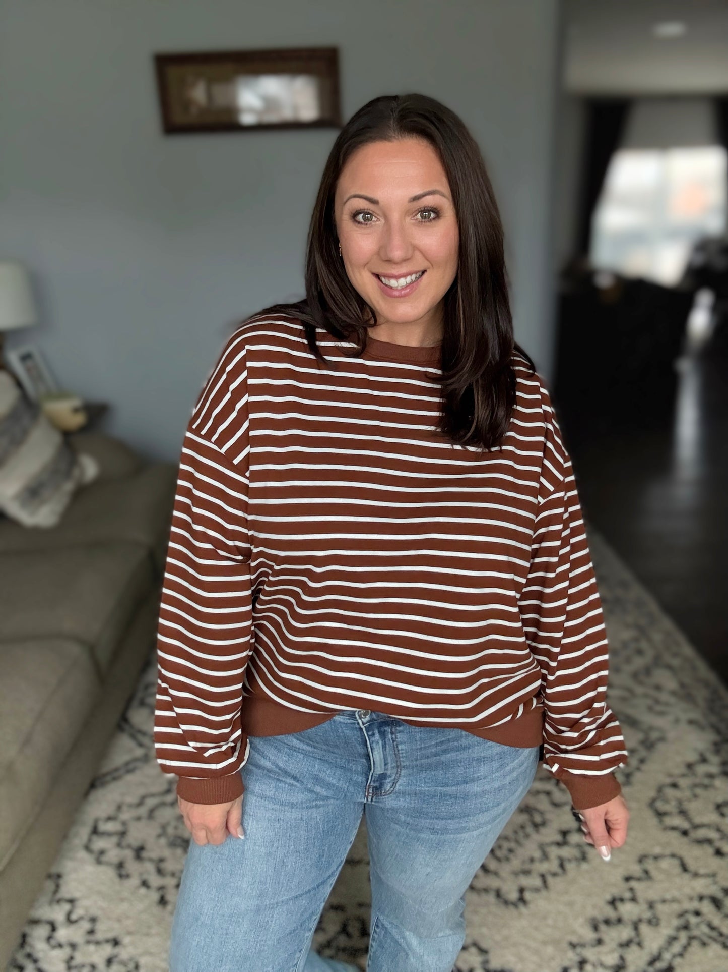 Preorder: Lovelet Easy Going Striped Pullover