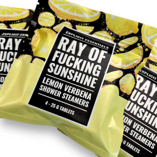 Preorder: Ray of F*cking Sunshine Shower Steamers
